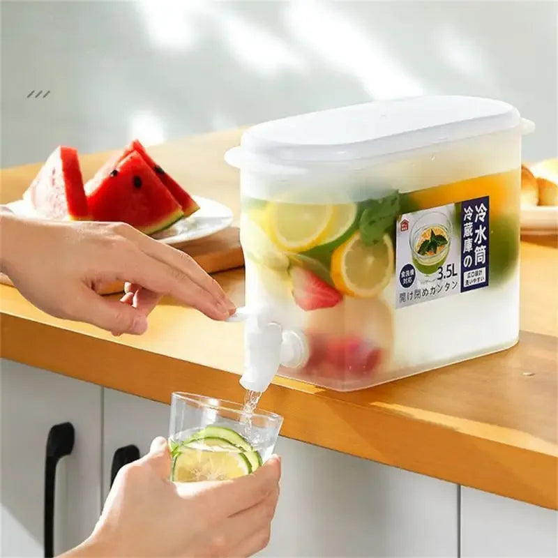3.5L Fridge Cold Kettle with Faucet – Beverage Dispenser Beverage Dispenser Kettle Babs