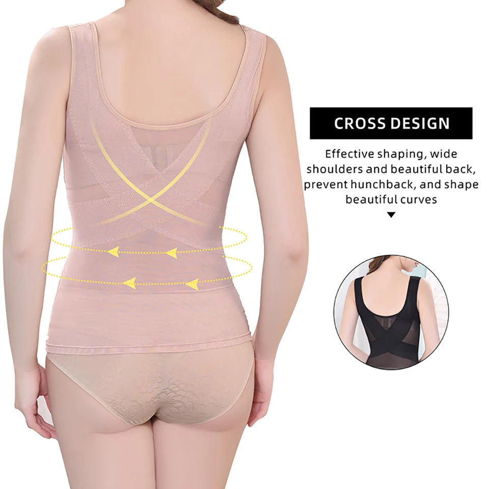 Women's Shapewear Tank Top – Tummy Control Underbust Corset Shapewear Tank Top Babs