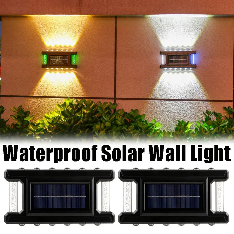 Solar Outdoor Wall Light – Rainproof Garden Landscape Lamp Solar Wall Light Babs