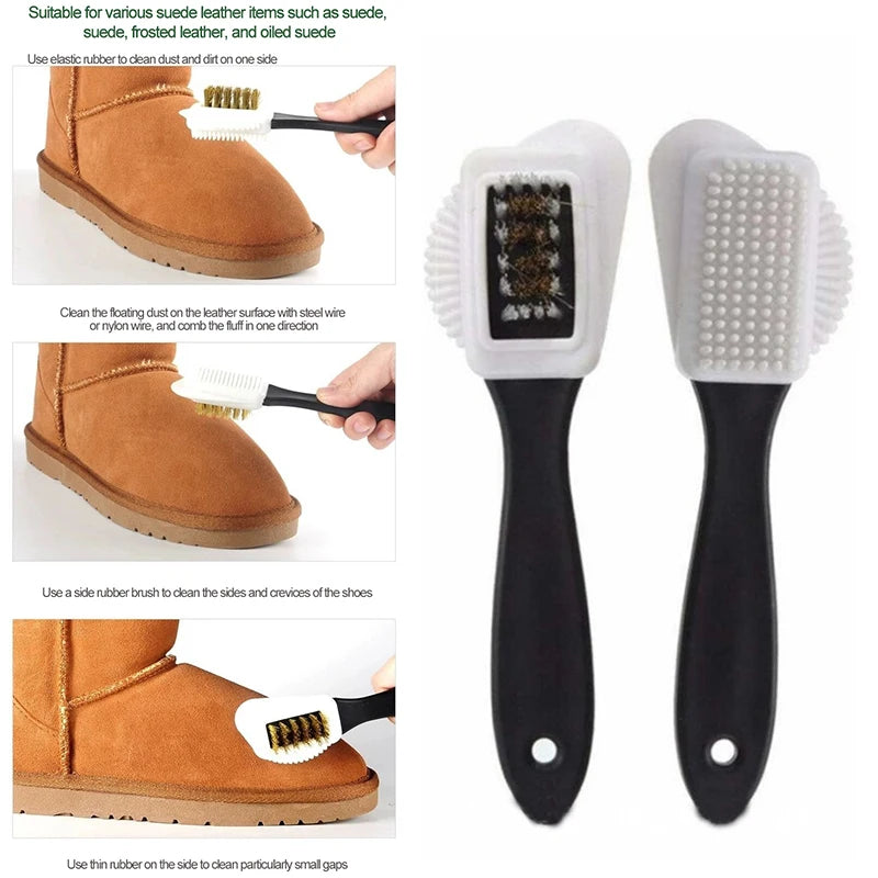 Suede Shoe Brush – Boots, Sneakers & Nubuck Cleaner Tool Shoe Cleaning Brush Babs