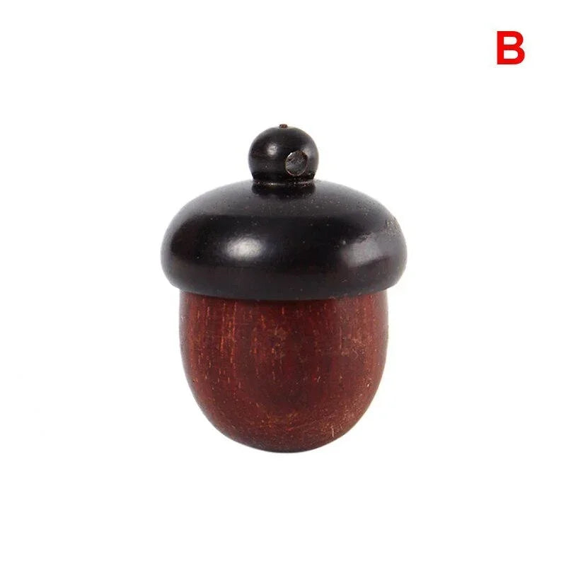 Acorn Wooden Pendant Box – Essential Oil Diffuser & Keepsake Wooden Aromatherapy Pendant Babs B
