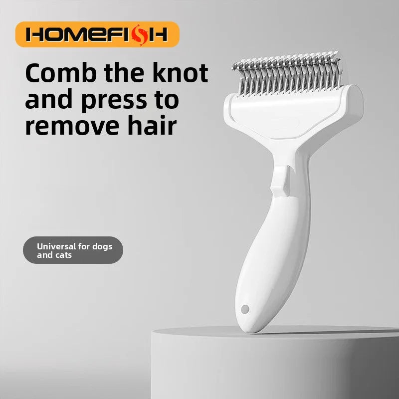 Floating Stainless Steel Pet Grooming Brush – Dog & Cat Comb Pet Grooming Brush Babs
