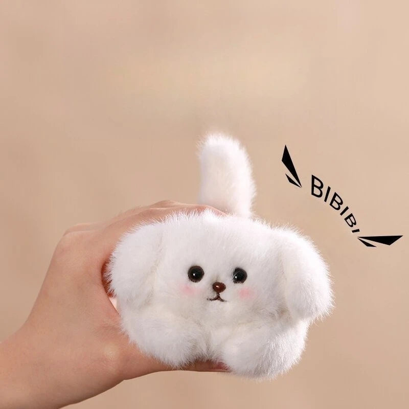 Wagging Tail Dog Plush Doll – Pull Rope Toy Gift Pendant Plush Stuffed Toy Babs