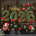 2026 Christmas Window Stickers – Santa & Snowflake Decals Holiday Window Stickers Babs 2026