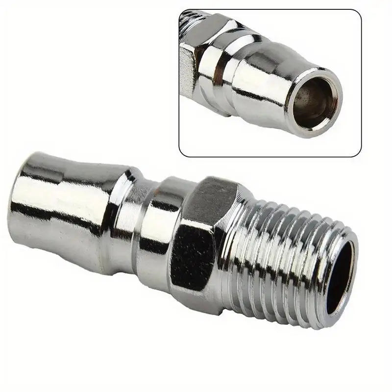 3pcs NITTO Pneumatic Coupler 1/4" BSP Male Thread Air Hose Fitting Pneumatic Air Fitting Babs 3pcs