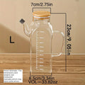 Borosilicate Glass Oil Dispenser Bottle – Non-Drip Square Glass Oil Dispenser Babs L