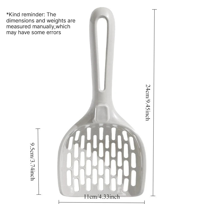 3-Pack Cat Litter Scoop Set – Durable Mesh Plastic Kitty Shovel Cat Litter Scoop Babs