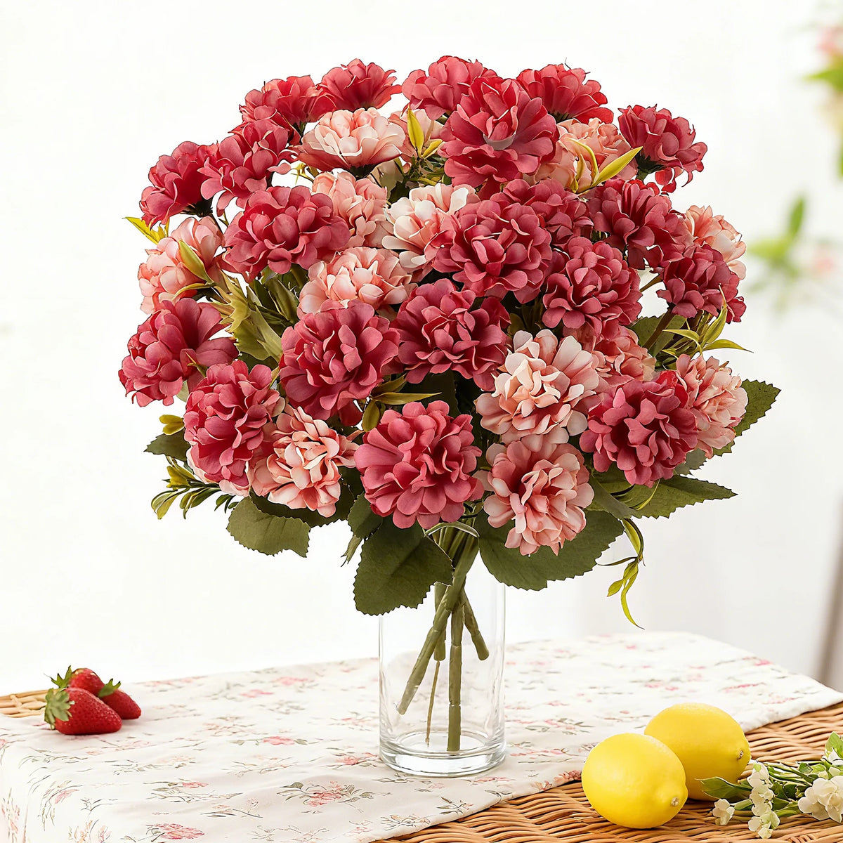 Silk Artificial Hydrangea Bouquet | Wedding & Home Décor Artificial Flower Bouquet Babs