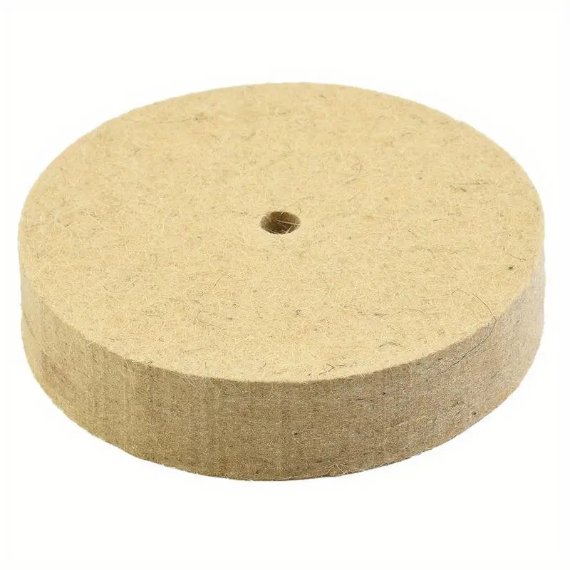 Wool Felt Polishing Wheel 125mm 5" Buffing Pad for Metal & Glass Felt Polishing Wheel Babs