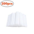 200pcs White Plastic Lollipop Sticks for Cake Pops & Candy Lollipop Baking Sticks Babs 200