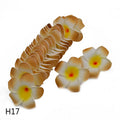 20Pcs Plumeria Frangipani Foam Artificial Flowers – Wedding Decor Artificial Foam Flowers Babs H17 6CM