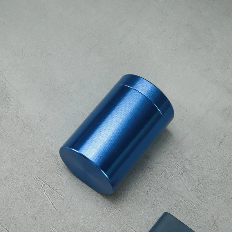 Airtight Aluminum Stash Jar – Smell-Proof Storage Container Airtight Storage Jar Babs blue