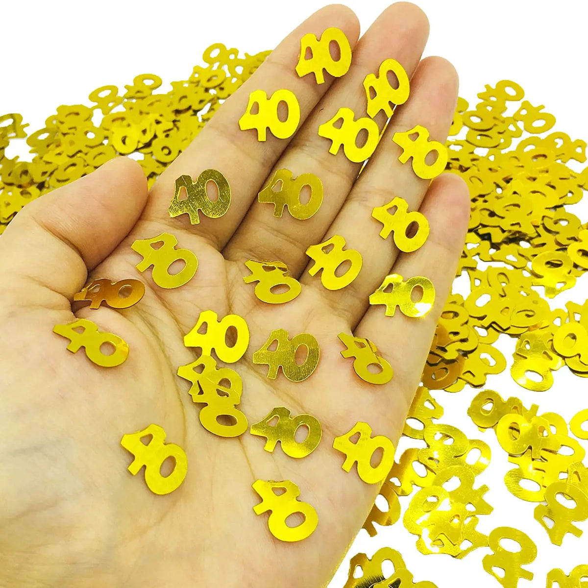 Birthday Sequin Confetti 18/30/40/50/60 – Party Table Decor Party Confetti Decor Babs