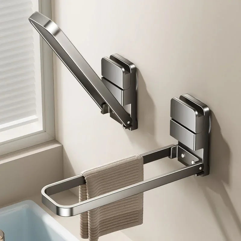 Detachable Towel Rack – Space-Saving & Damage-Free Install Towel Rack Babs