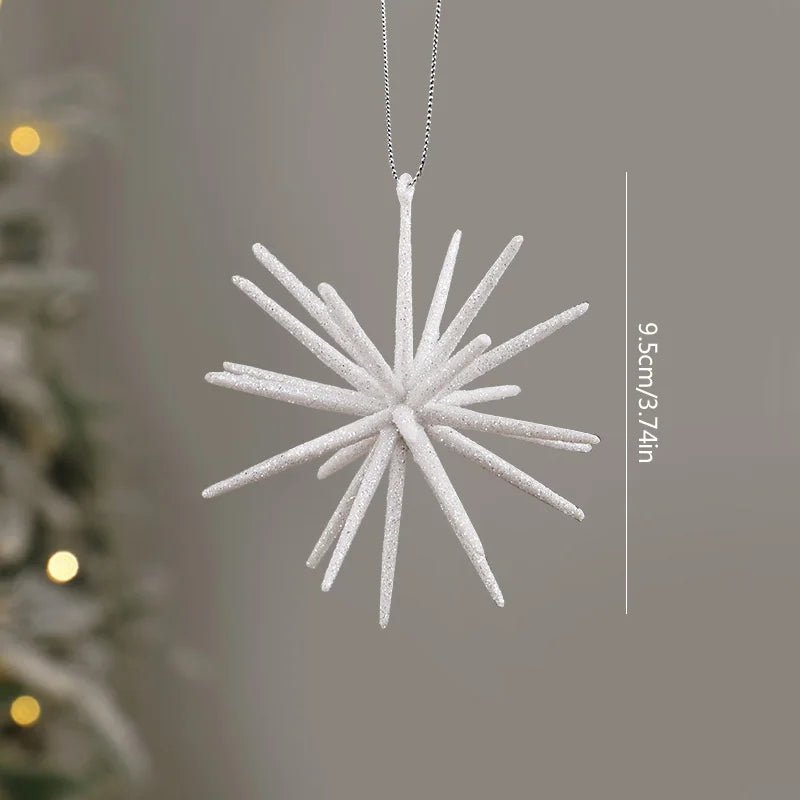 Glitter Exploding Star Christmas Ornament – Xmas Tree Pendant Christmas Tree Ornament Babs B