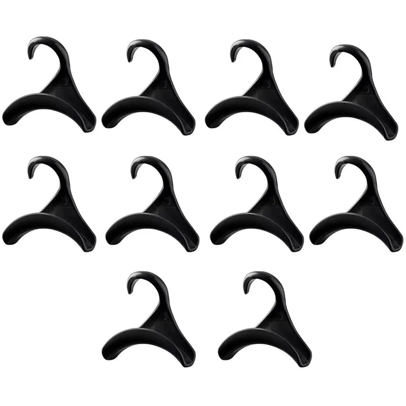 10-Pack Purse Hanger Hooks – Closet Bag Rack Organizer Closet Bag Organizer Babs Black-10Pcs