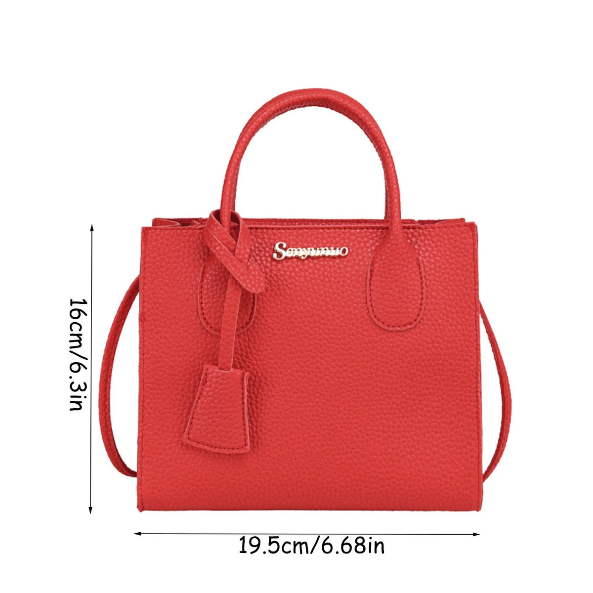 Women's Large Capacity PU Leather Tote Shoulder Crossbody Bag Women's Tote Bag Babs