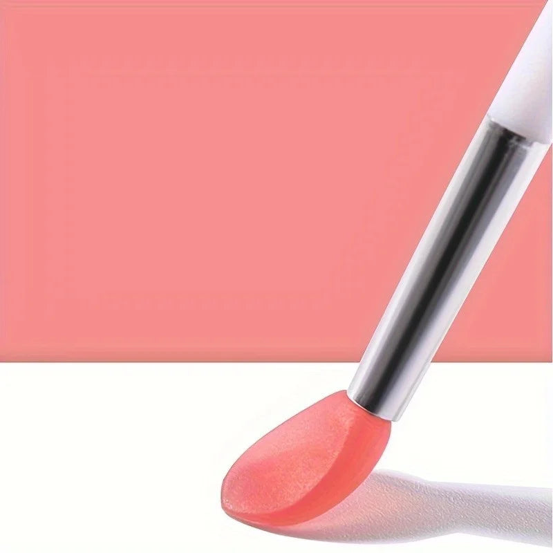 Silicone Lip Brush Set – Lipstick, Eyeshadow & Mask Applicators Silicone Makeup Brush Babs