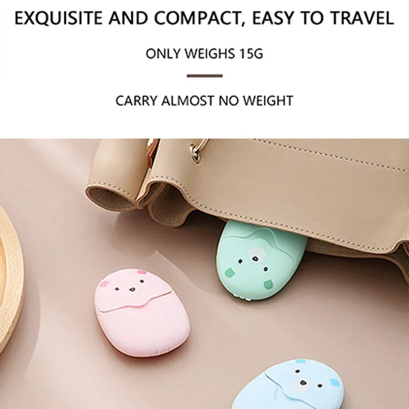 150Pcs Travel Soap Sheets – Portable Disposable Hand Wash Slices Travel Soap Sheets Babs