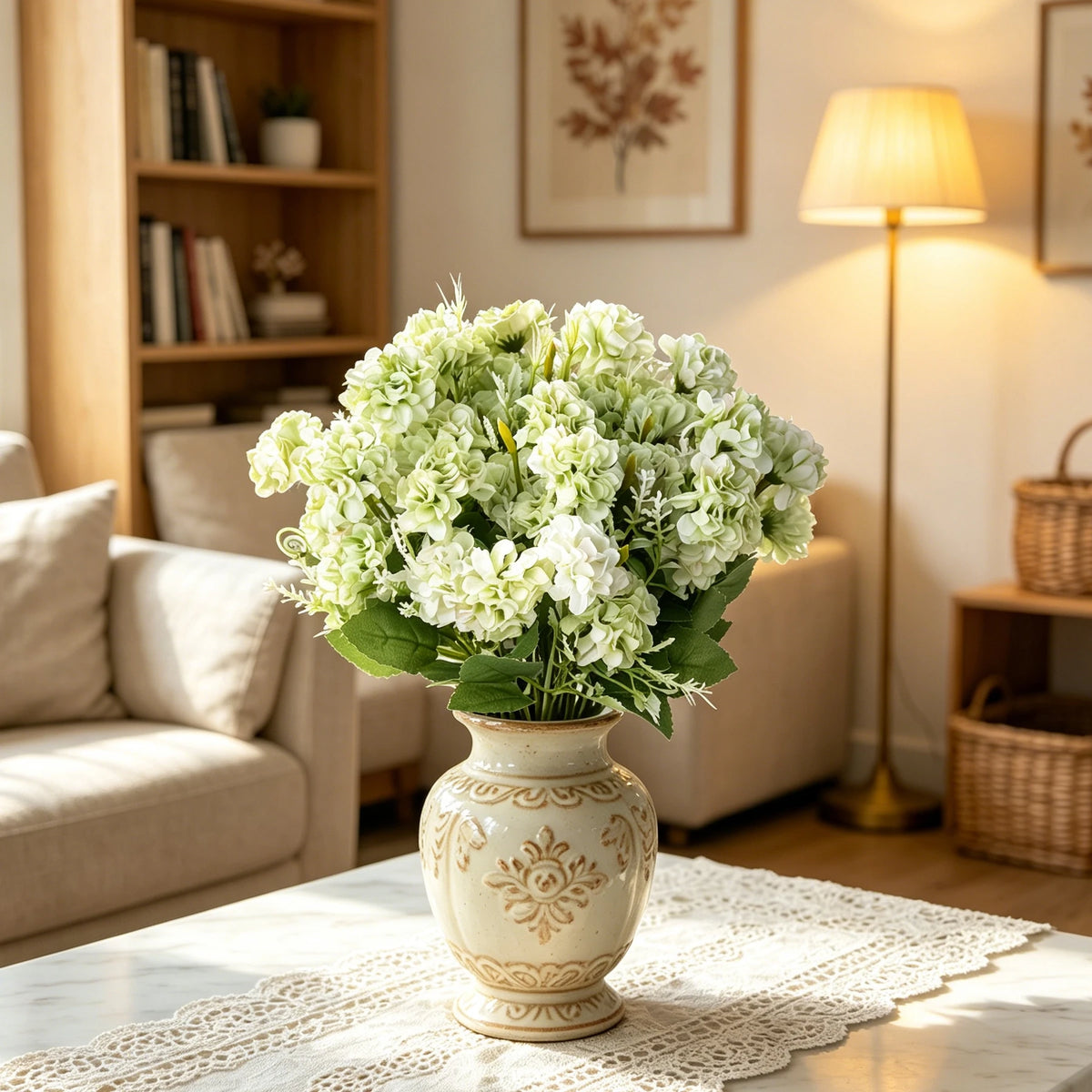 Silk Hydrangea Artificial Flowers – Wedding & Home Décor Artificial Silk Flowers Babs