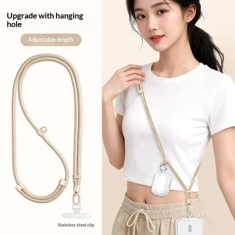 Adjustable Neck Phone Lanyard – Anti-Drop 360° Rotation Crossbody Phone Neck Lanyard Babs A4