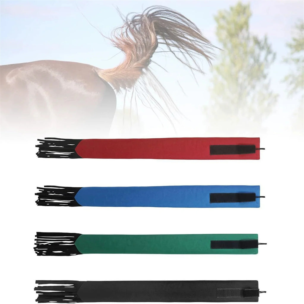 Horse Tail Bag Wrap & Protector with Fringe | Equestrian Horse Tail Protector Babs