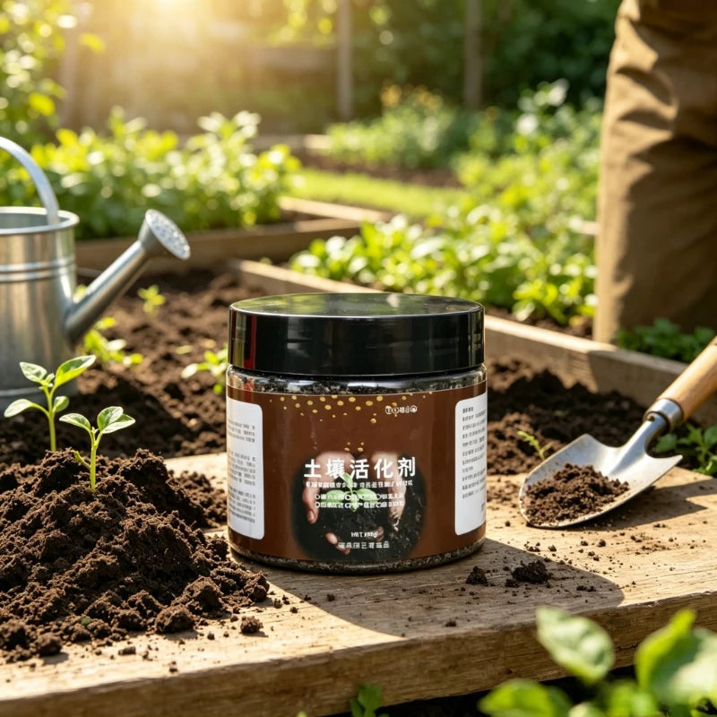 Potassium Fulvic Acid Soil Activator Organic Fertilizer 200g Organic Garden Fertilizer Babs 200g