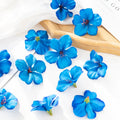 40/80pcs Silk Cherry Blossom Artificial Flowers UV Protection Decor Artificial Silk Flowers Babs Blue 40 pcs