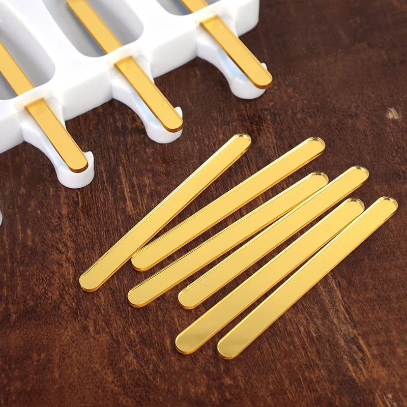 Acrylic Ice Cream Sticks 10/20pcs – Popsicle & DIY Craft DIY Craft Sticks Babs