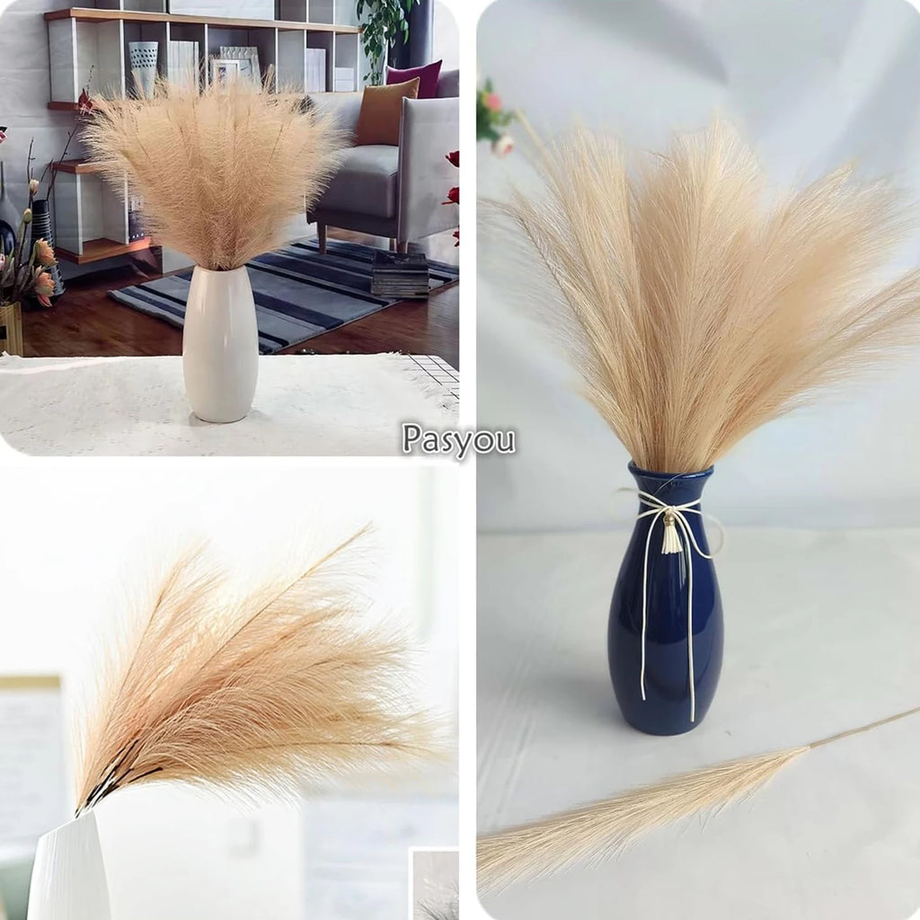 6/12Pcs Artificial Reed Stems 55cm – Wedding & Home Décor Artificial Floral Stems Babs