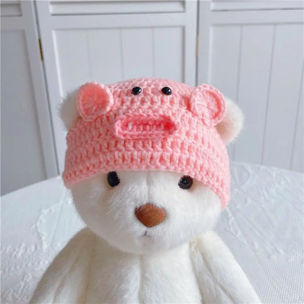 Crochet Frog Hat for Cats & Dogs – Cute Pet Party Photo Prop Pet Costume Hat Babs M-pig