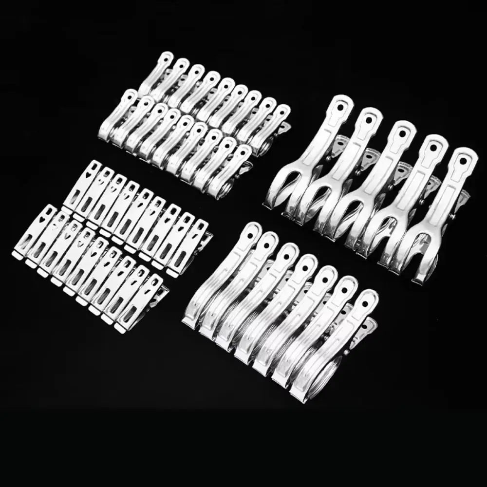 Heavy Duty Stainless Steel Clothes Pins & Beach Towel Clips Stainless Steel Clothes Clips Babs