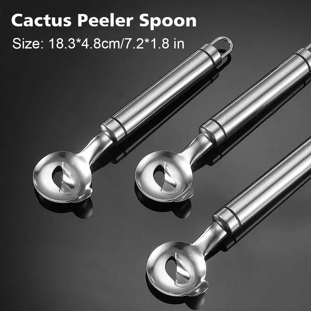 Stainless Steel Cactus Nopales Peeler Spoon | Kitchen Tool Vegetable Peeler Tool Babs