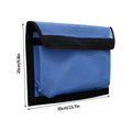 Boat Storage Mesh Bag – Adhesive Mount & Secure Flap Cover Marine Storage Bag Babs Blue