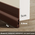 Door Bottom Seal Strip – Self-Adhesive Weatherstripping Door Seal Strip Babs Brown 1M