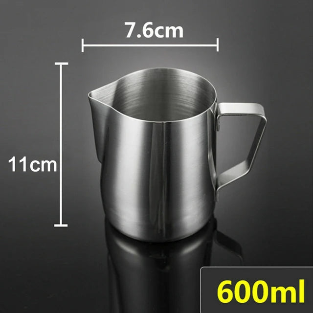 Stainless Steel Milk Frothing Pitcher for Latte Art & Espresso Milk Frothing Pitcher Babs 600ml