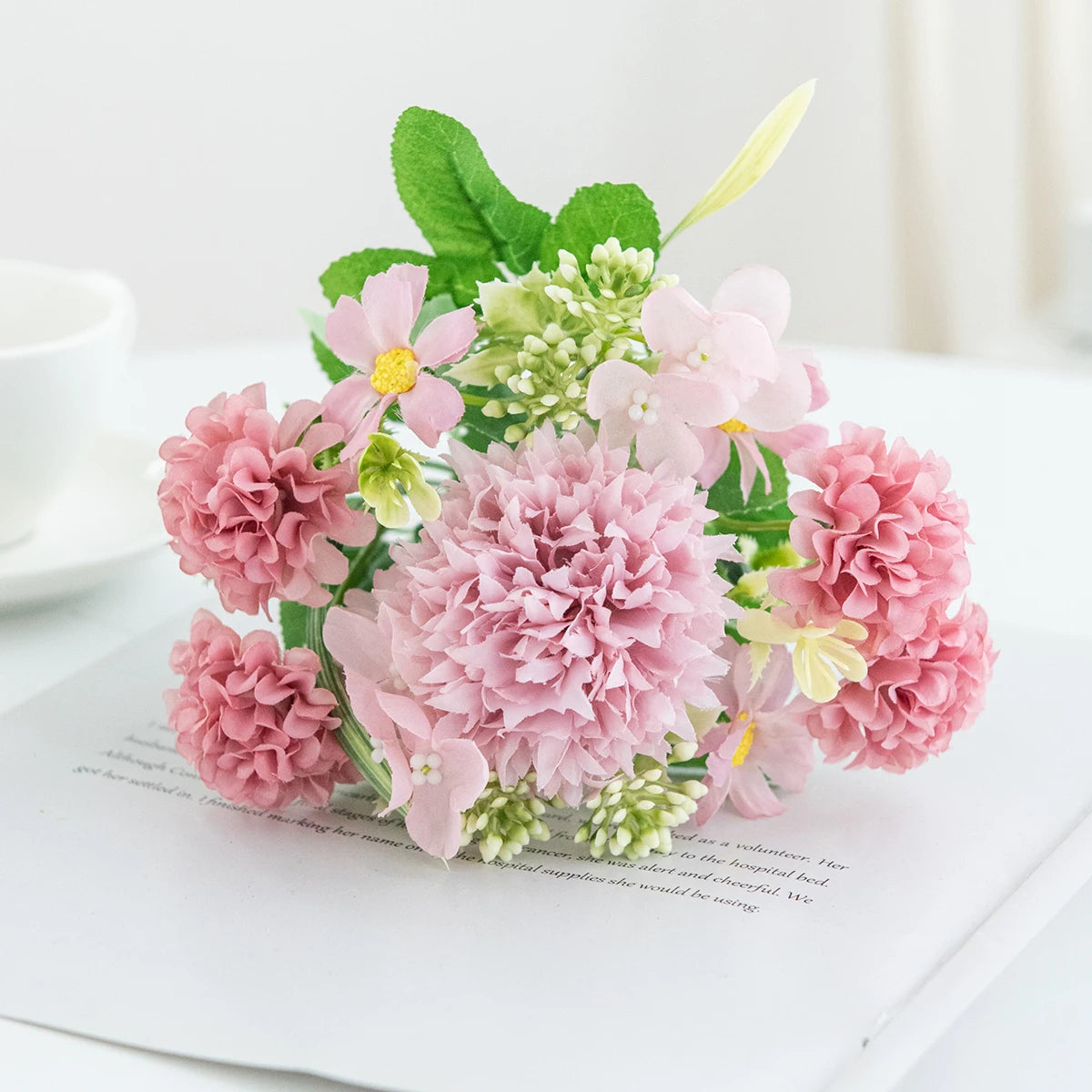 Silk Artificial Rose Bouquet – Wedding & Home Floral Decor Artificial Flower Bouquet Babs
