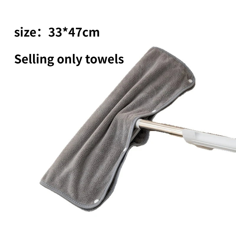 2PCS Coral Velvet Mop Replacement Pads – Thick & Absorbent Mop Replacement Pad Babs