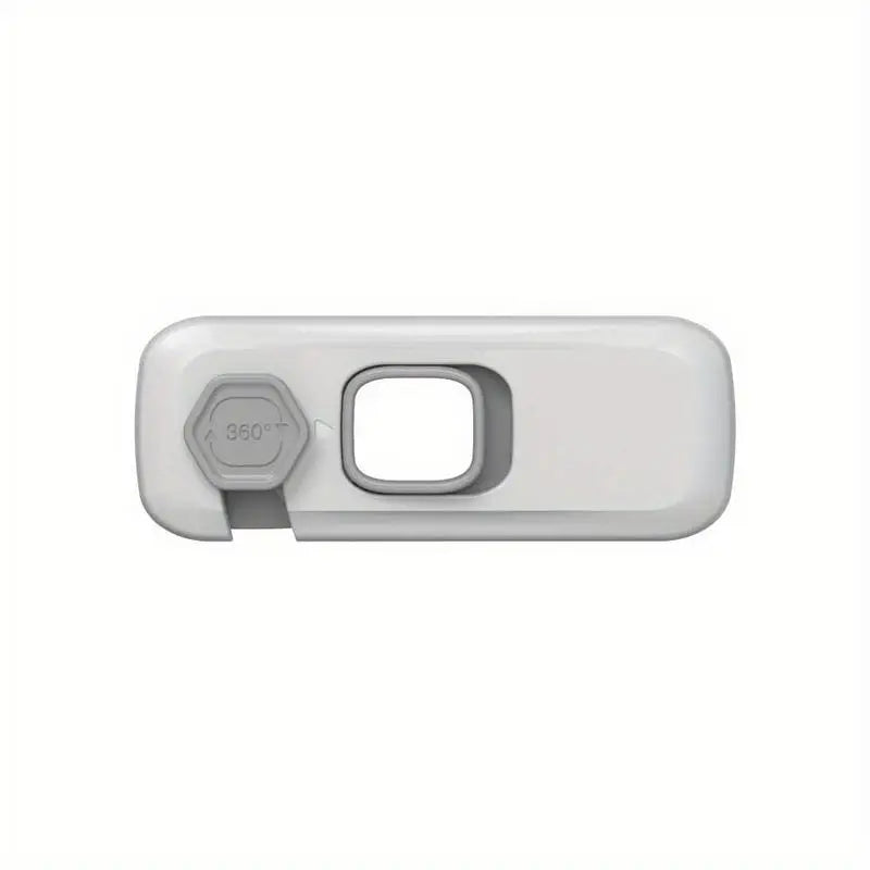 Refrigerator & Cabinet Door Safety Lock – Child Proof Clip Cabinet Safety Lock Babs Light gray