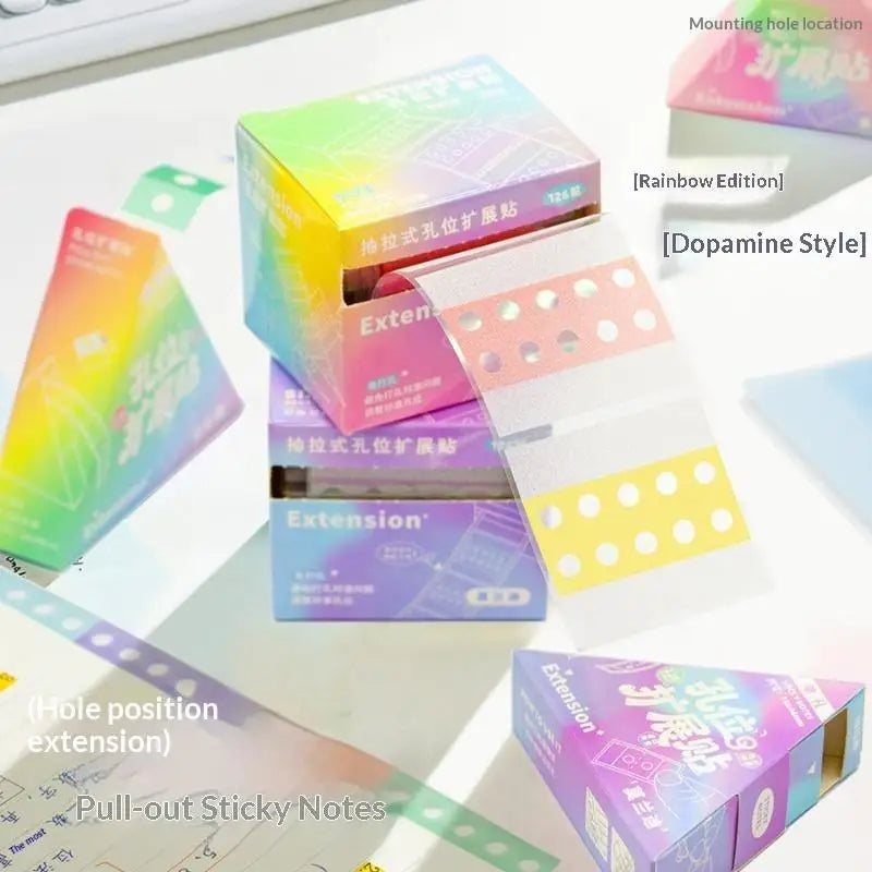 Pearl Hole Reinforcement Stickers for Loose-Leaf Binders – 126 pcs Binder Hole Stickers Babs