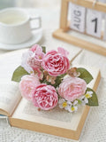 Silk Peony Artificial Flowers for Wedding & Home Decor Artificial Silk Flowers Babs color 3 1 pc