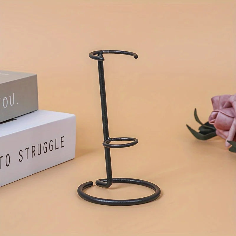 Crystal Column Pedestal Stand – Boho Energy Stone Base Holder Crystal Display Stand Babs Black
