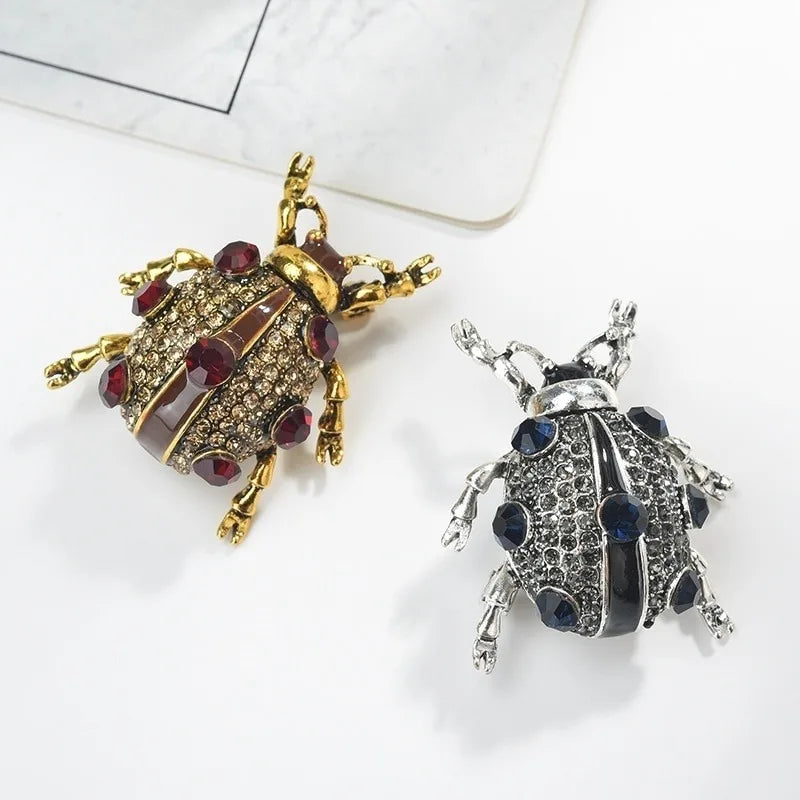Metal Scarab Beetle Brooch Pin – Fashion Animal Boutonniere Fashion Brooch Pin Babs
