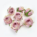 Silk Rose Heads 3/5Pcs – Artificial Flowers for Wedding Decor Artificial Silk Flowers Babs Light Pink 3Pcs