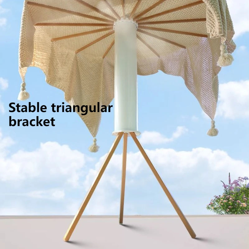 Folding Wooden Clothes Drying Rack – 16-Bar Floor-Standing Clothes Drying Rack Babs