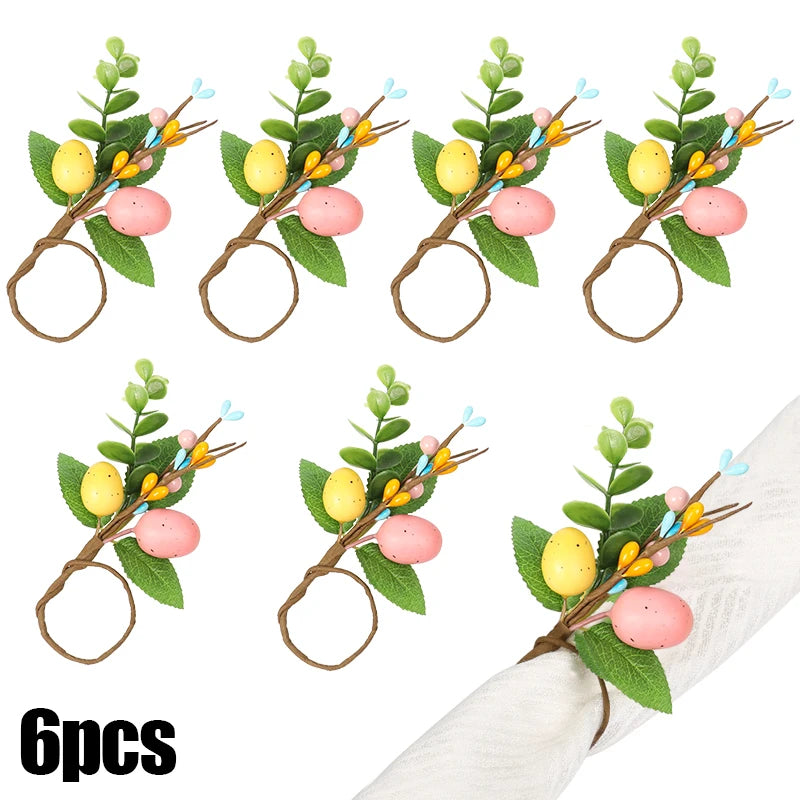 Easter Bunny Napkin Rings – Spring Table Décor 2025 Napkin Rings Babs