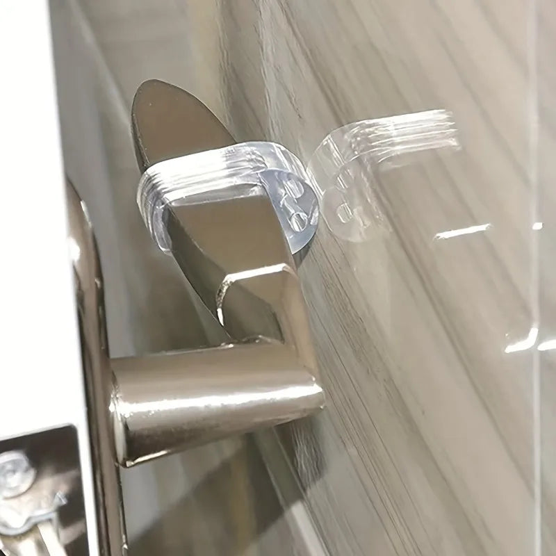 6-Pack Clear Door Knob Wall Protector Pads | Anti-Collision Wall Protector Pads Babs
