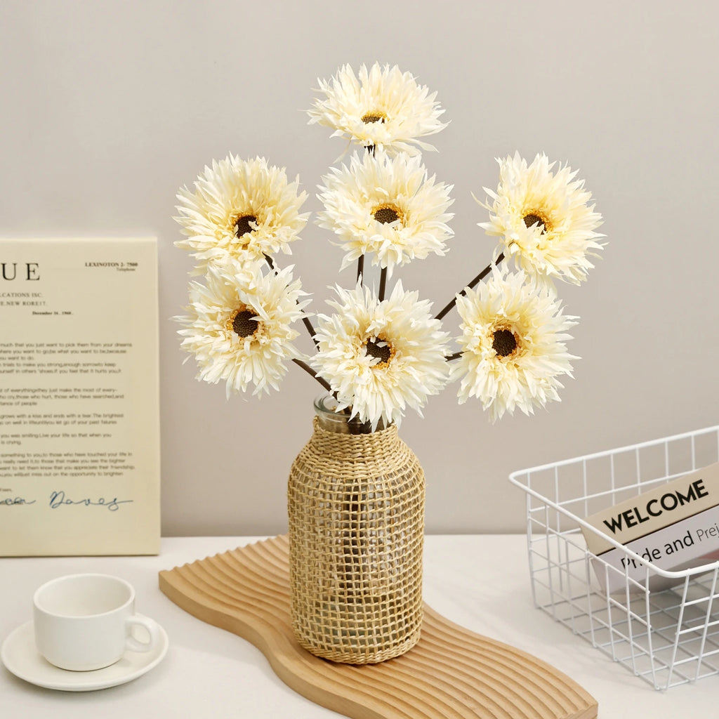 Artificial Silk Gerbera Flower Bouquet – Wedding & Home Decor Artificial Flower Bouquet Babs