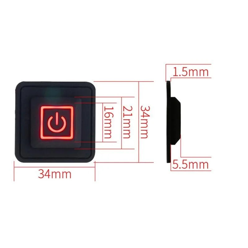 DIY Heated Clothing Temperature Controller Switch 3.7–12V Heating Controller Switch Babs