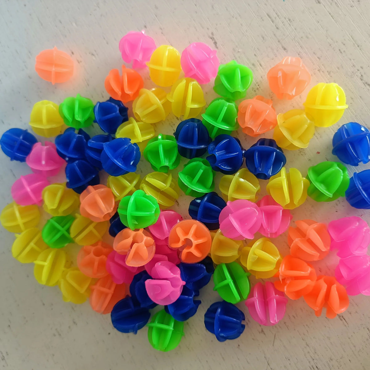 72 Colorful Bicycle Spoke Beads – Clip-On Wheel Decorations Bicycle Spoke Beads Babs